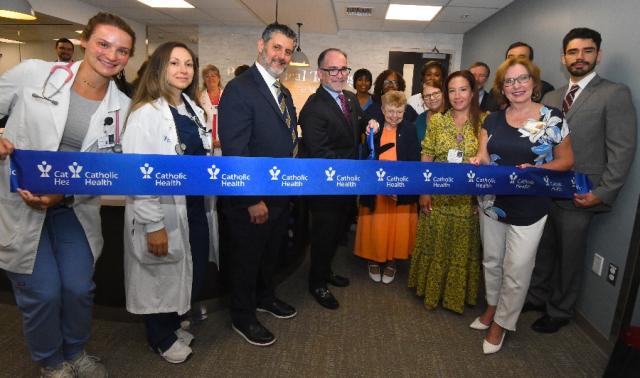 Staff at Mercy Hospital Pre-Surgical Testing Suite Ribbon Cutting