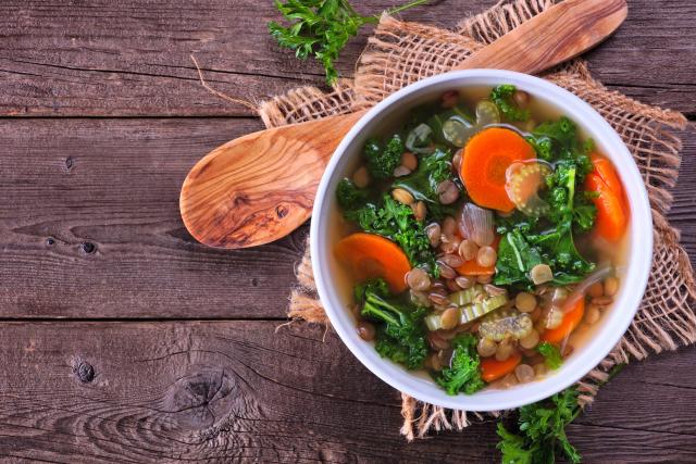 lentil kale soup