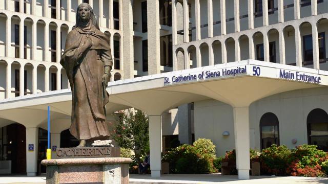 St. Catherine of Siena Hospital Statue