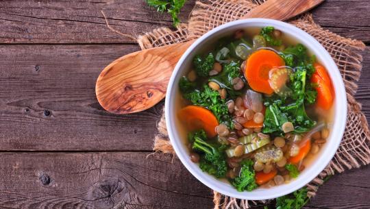 lentil kale soup