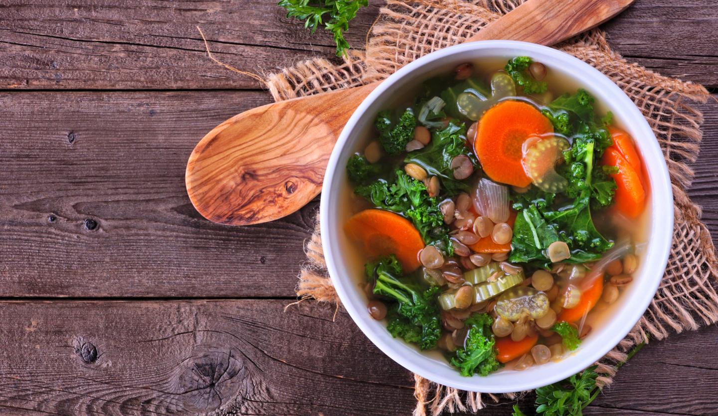 lentil kale soup