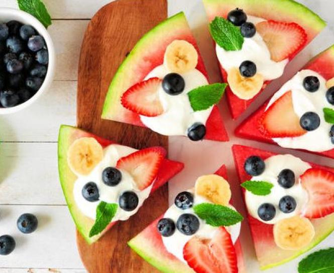 watermelon pizza