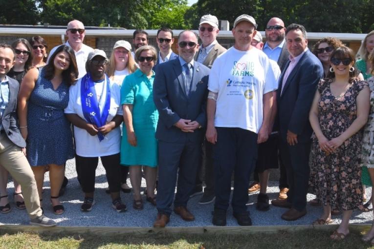 Smile Farms ribbon cutting